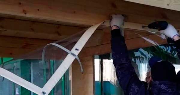 Крепеж для мягких окон