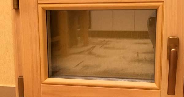 Деревянные окна для бани